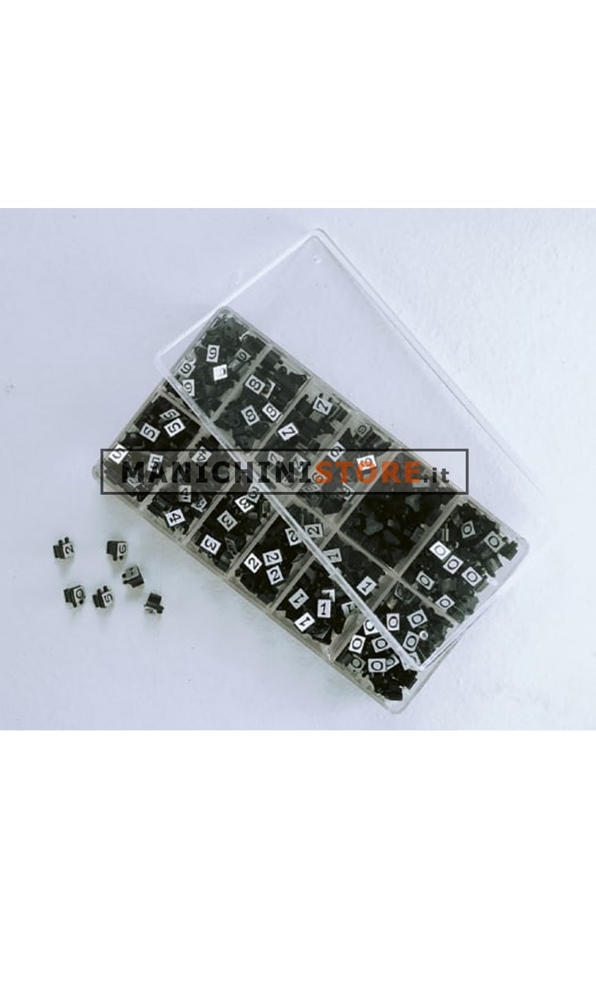 Numeri segnaprezzi 7 x 10 mm