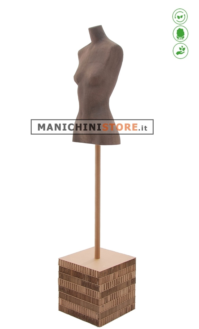 Busto donna Cuoio in Cartapesta - 32