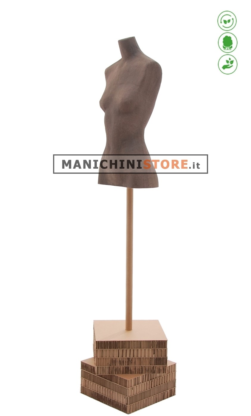 Busto donna Cuoio in Cartapesta - 32Z