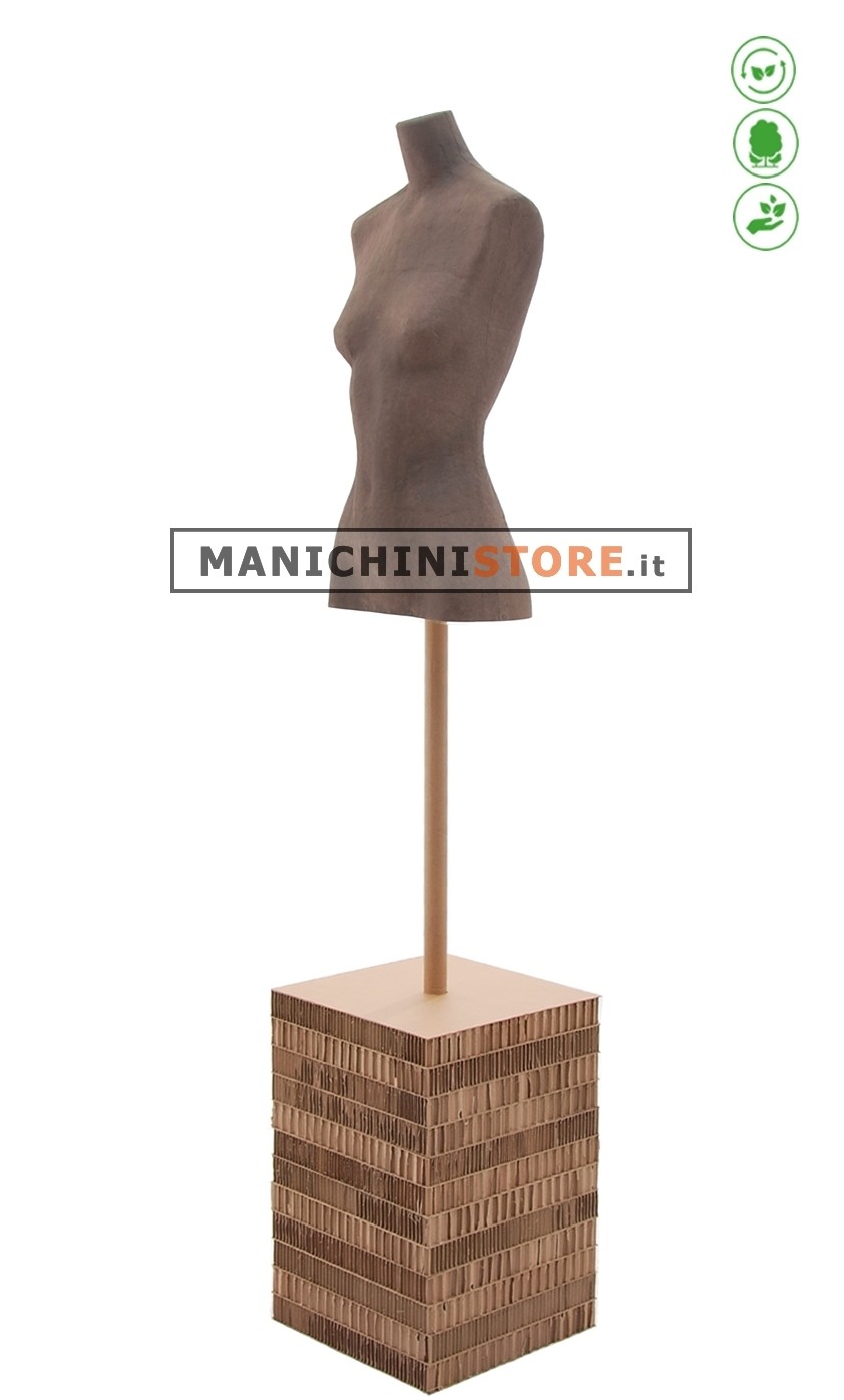 Busto donna Cuoio in Cartapesta - 48