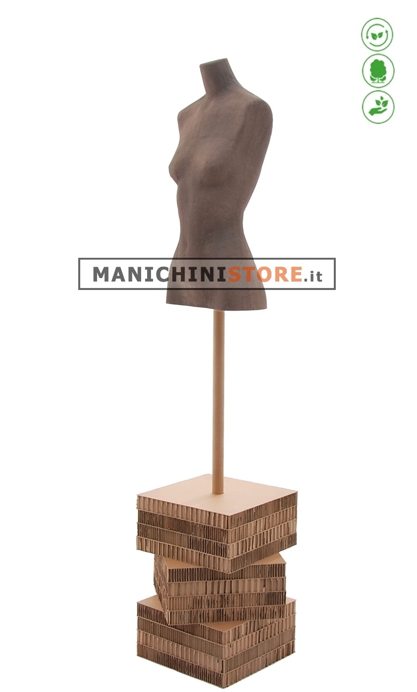 Busto donna Cuoio in Cartapesta - 48Z