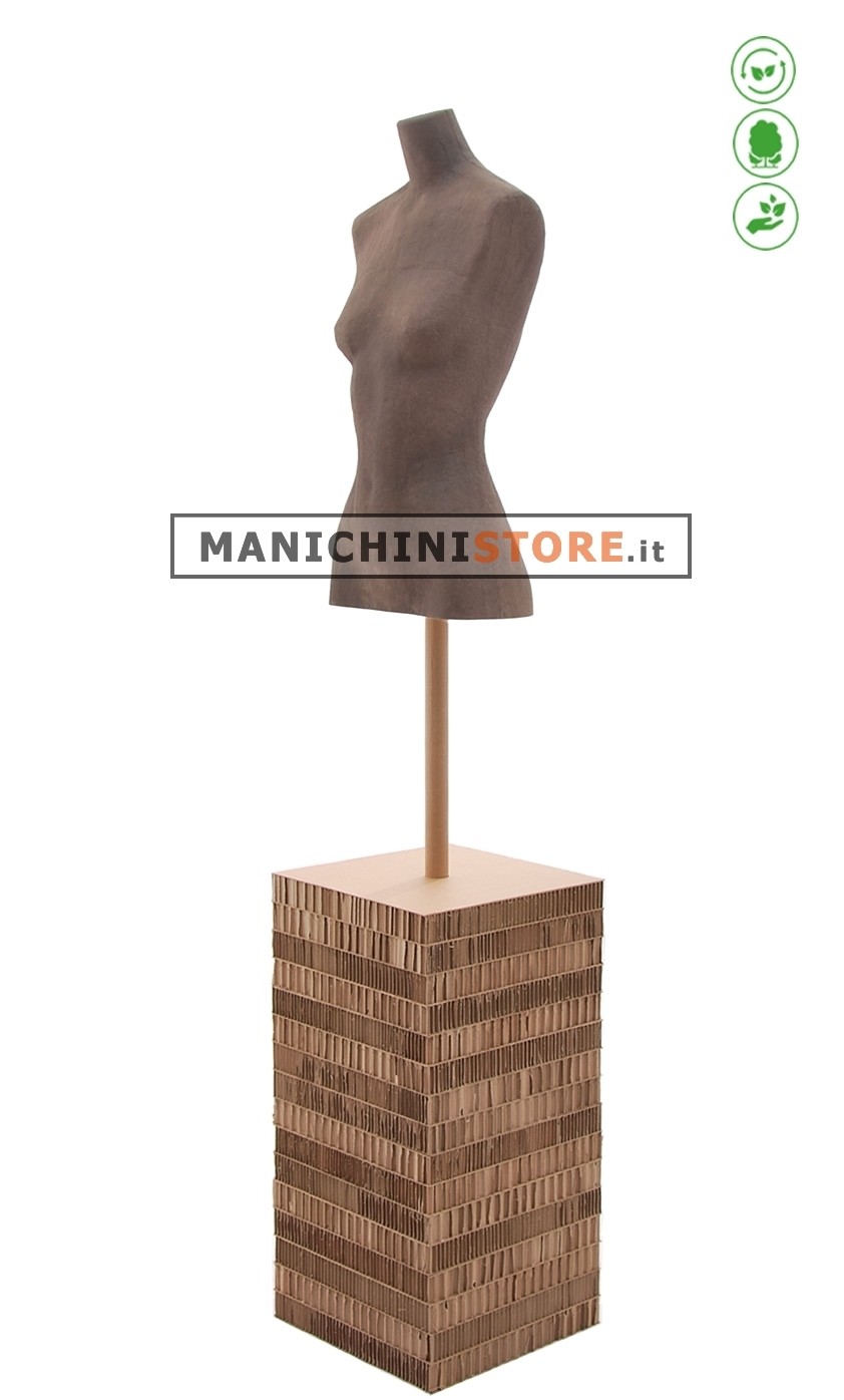 Busto donna Cuoio in Cartapesta - 64