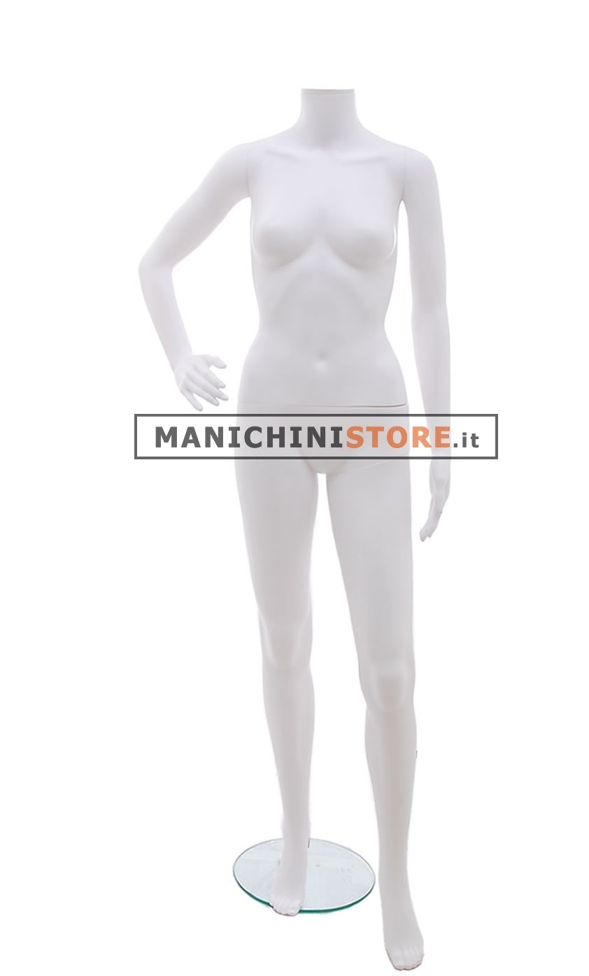 Manichino Ecoplastic donna senza testa White 9