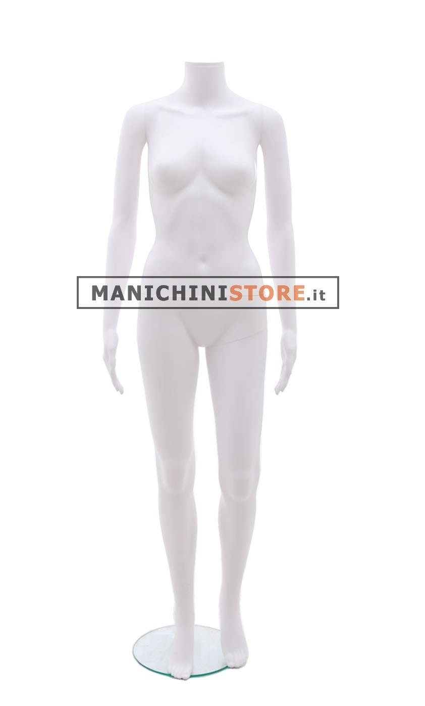 Manichino Ecoplastic donna senza testa White 7