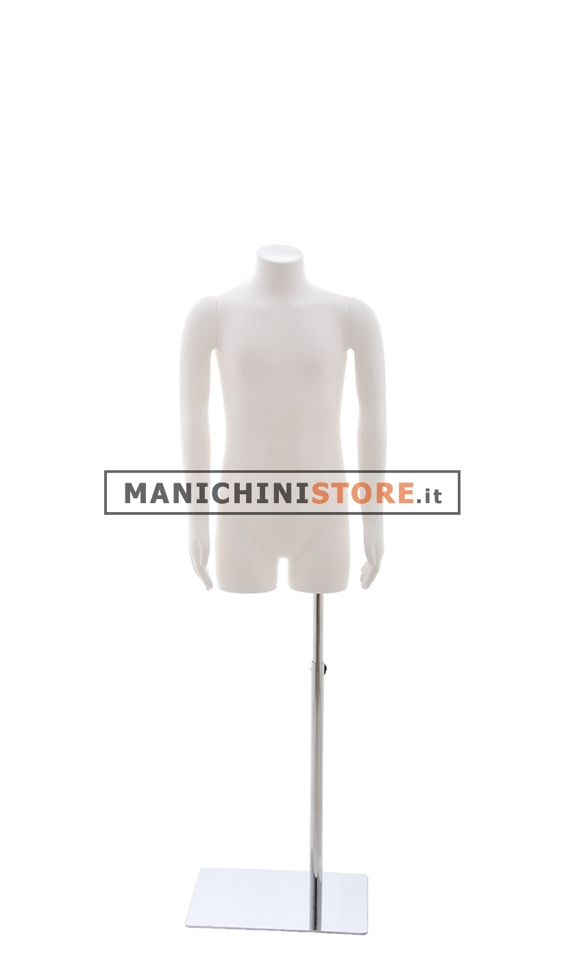 Busto bambino 8/10 anni in plastica