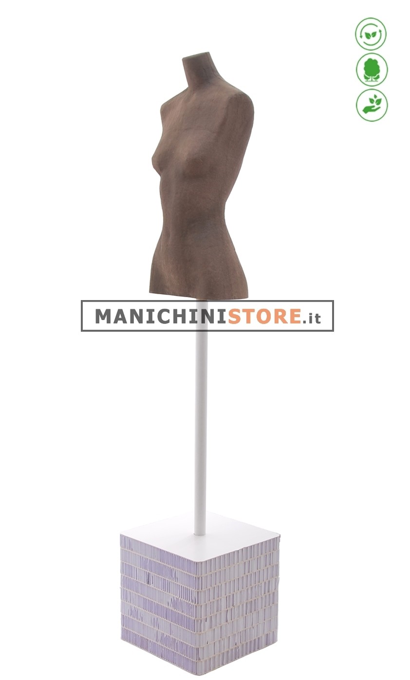Busto donna Cuoio in Cartapesta B - 32