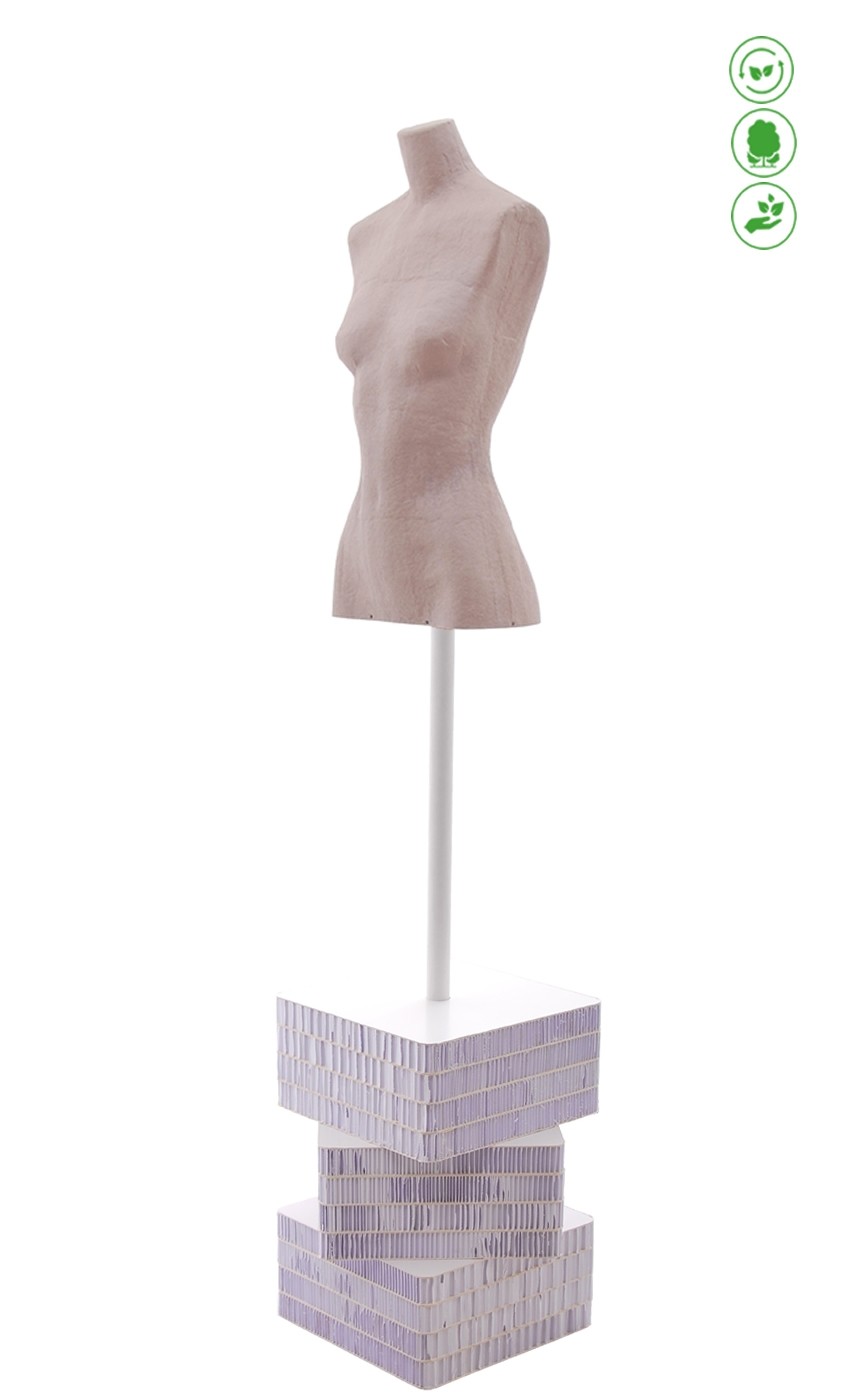 Busto donna Argilla in Cartapesta B - 48Z