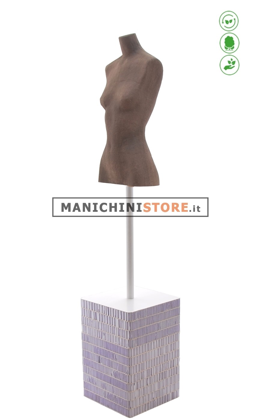 Busto donna Cuoio in Cartapesta B - 48