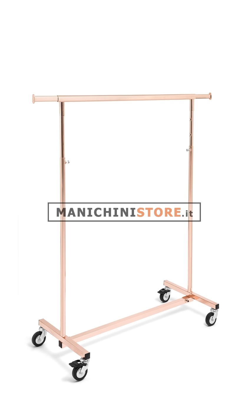 Stender  pieghevole regolabile da 100 cm ORO ROSA