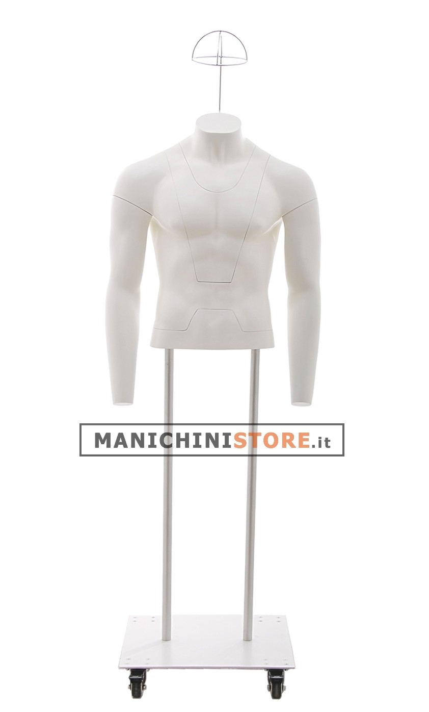 Busto uomo professionale per foto internet e-commerce TG. XL