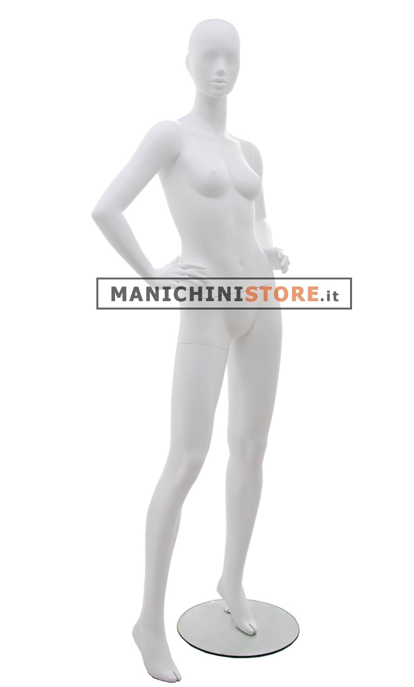 Manichino donna Tribal - 1E Bianco Opaco