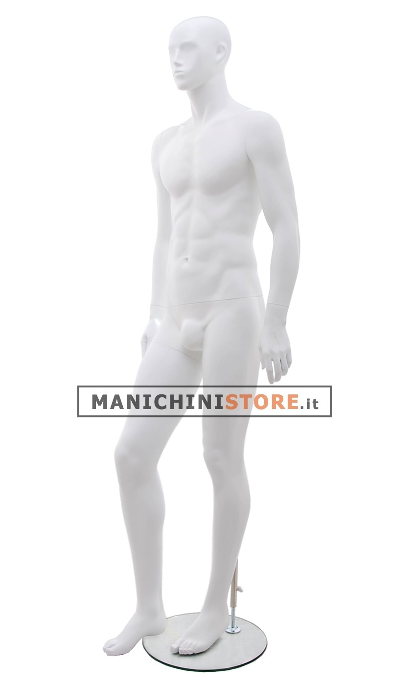 Manichino uomo Tribal - P2M Bianco Opaco