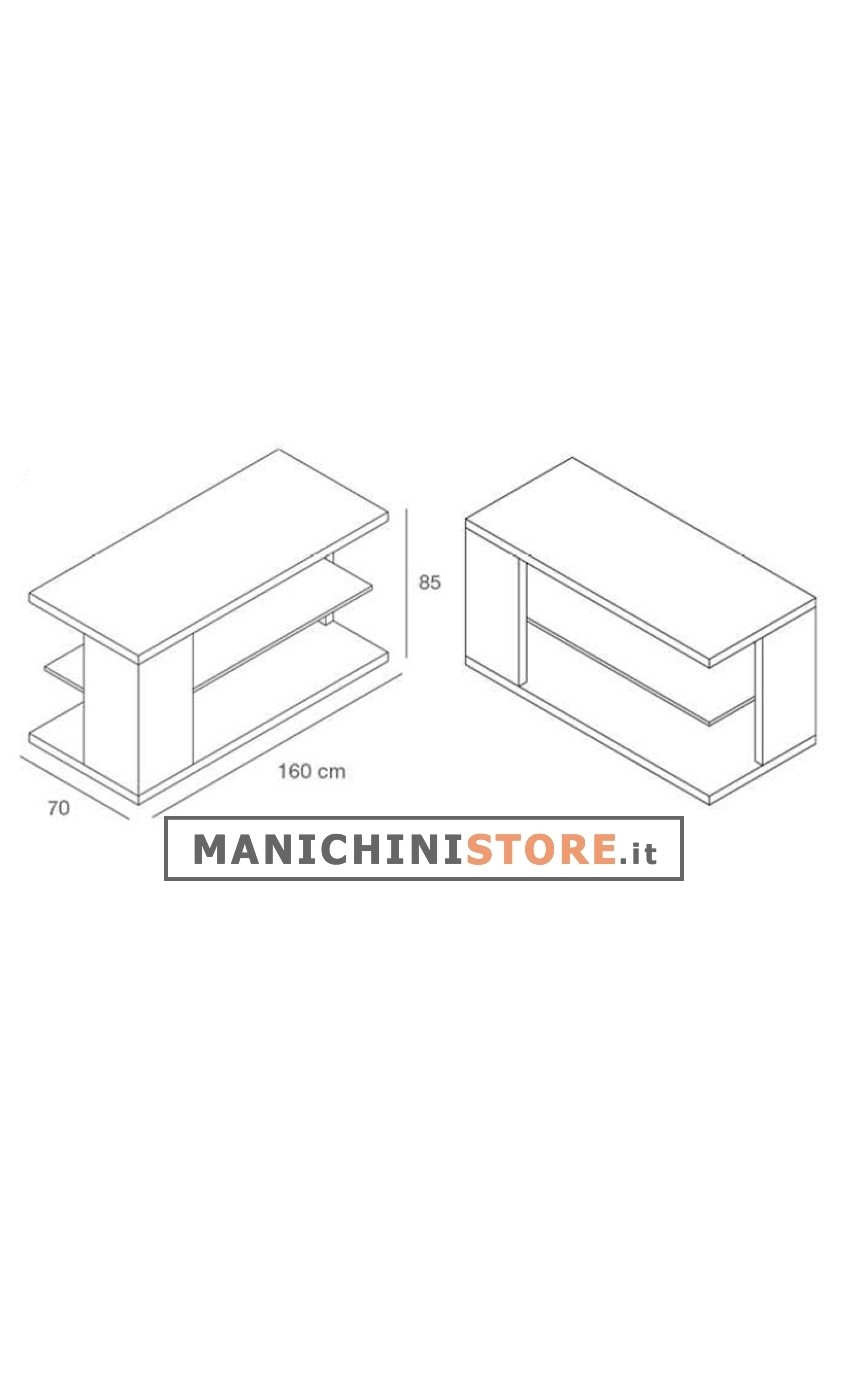 Banco con ripiano 3E