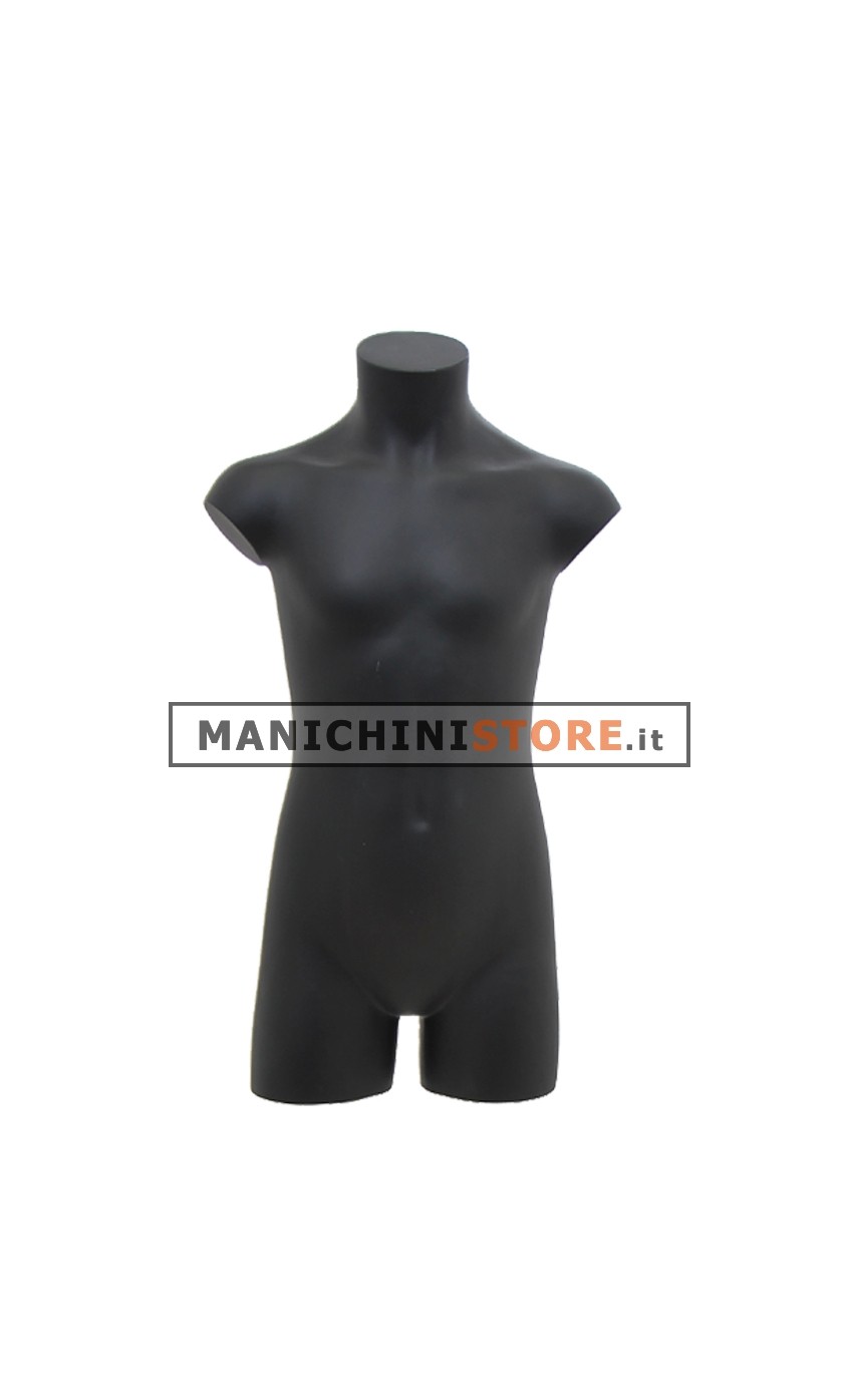 Busto bambino 6-8 anni precolorato nero