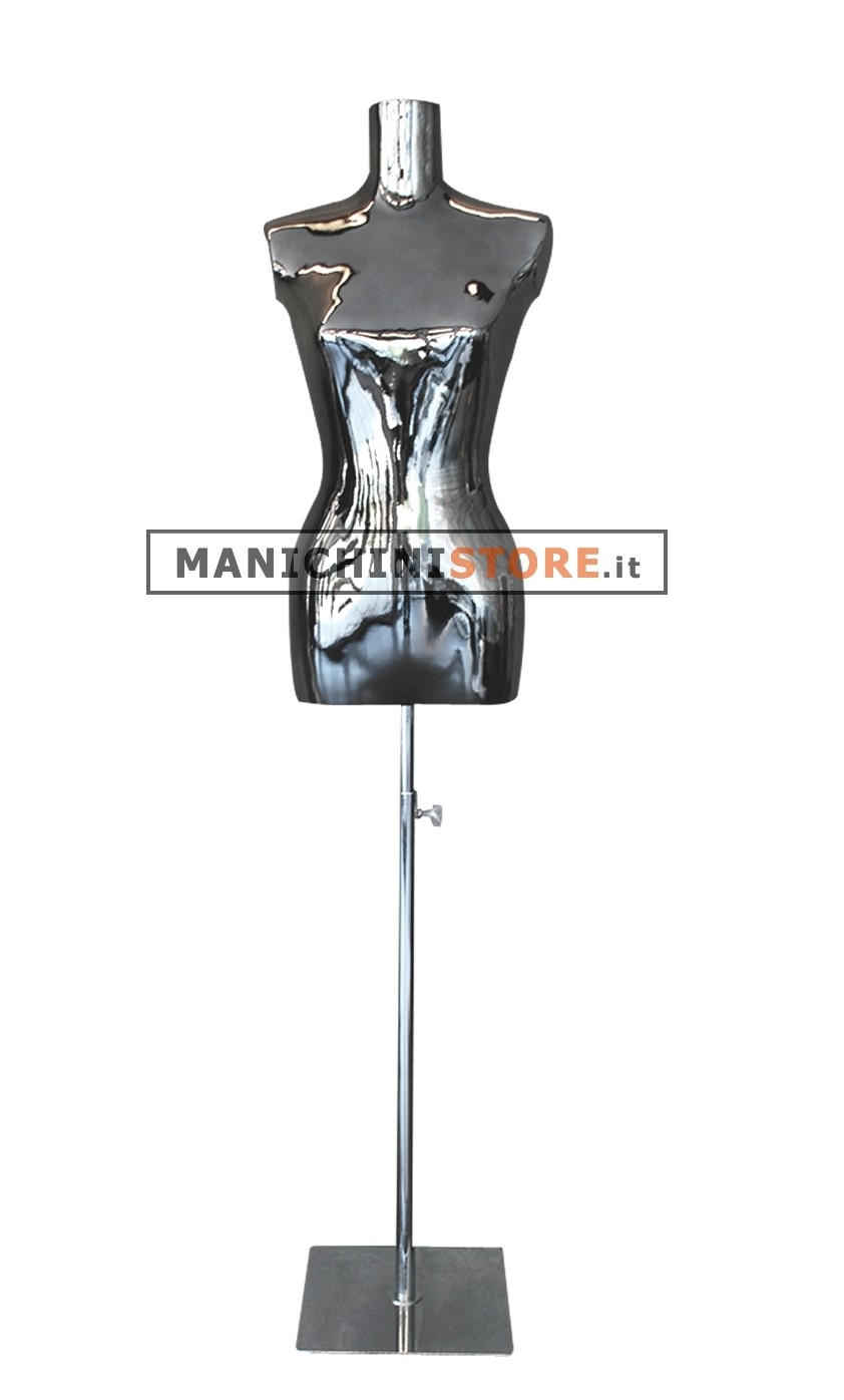 Busto donna cromato antracite