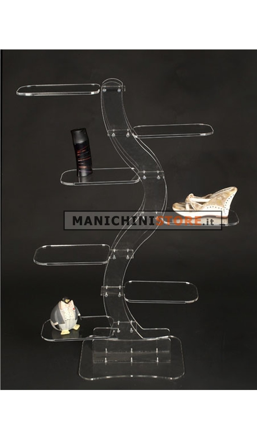 Espositore Piantana multiuso in plexiglass