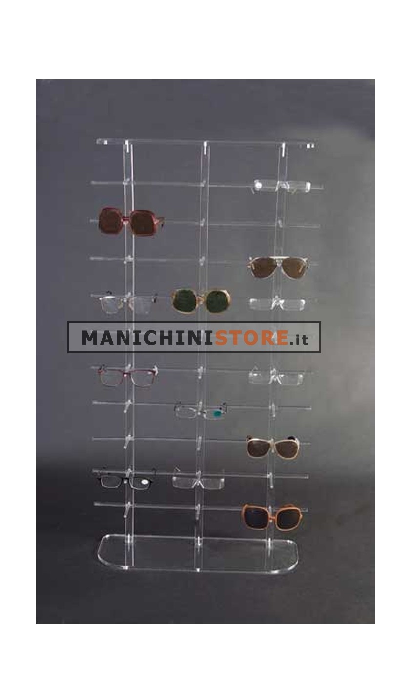 Espositore portaocchiali in plexiglass 30