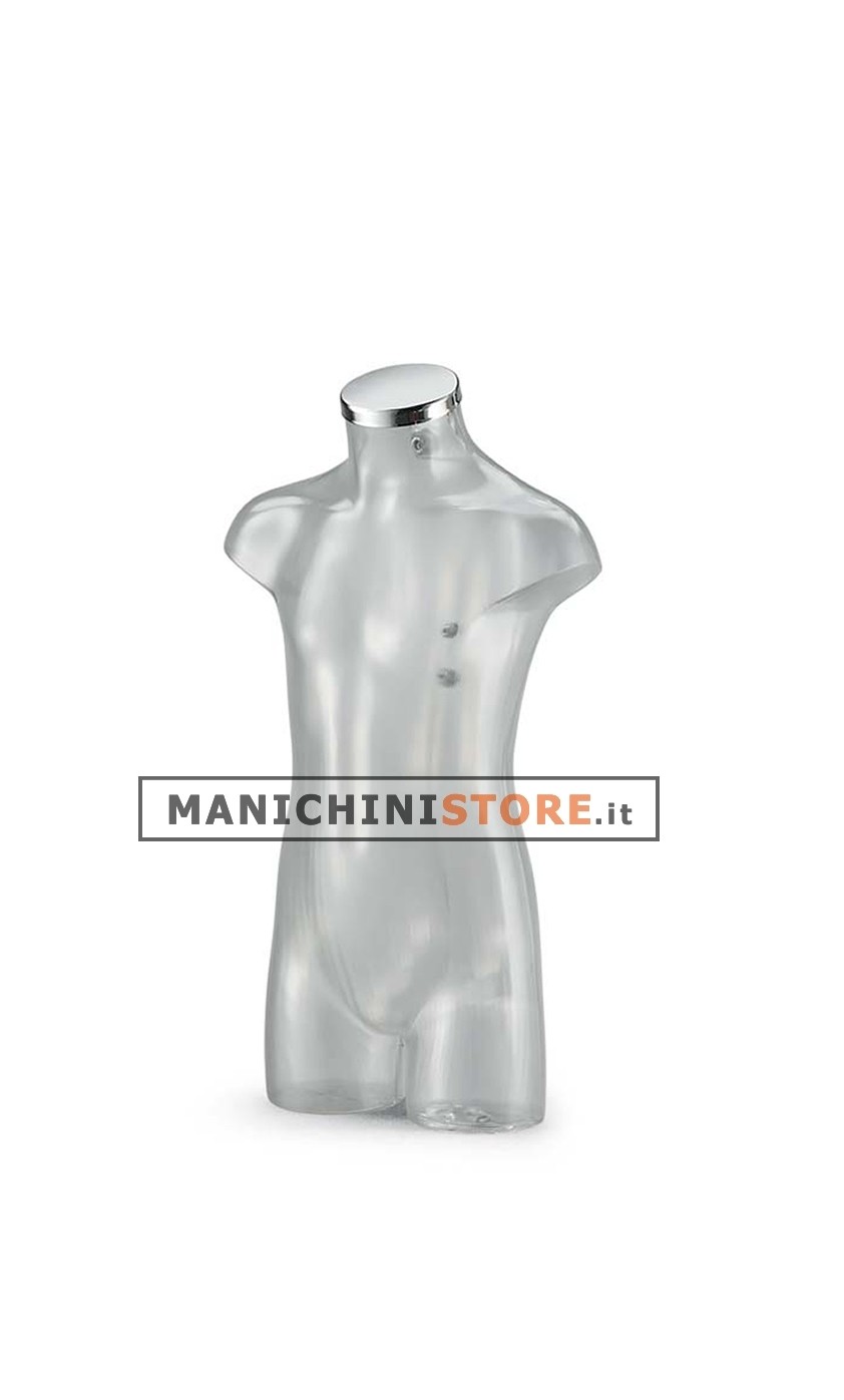 Busto bambino 3-5 anni trasparente