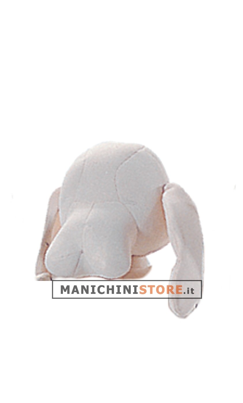 Testa cagnolino da abbinare al manichino bambino supersnodato 6007/6008