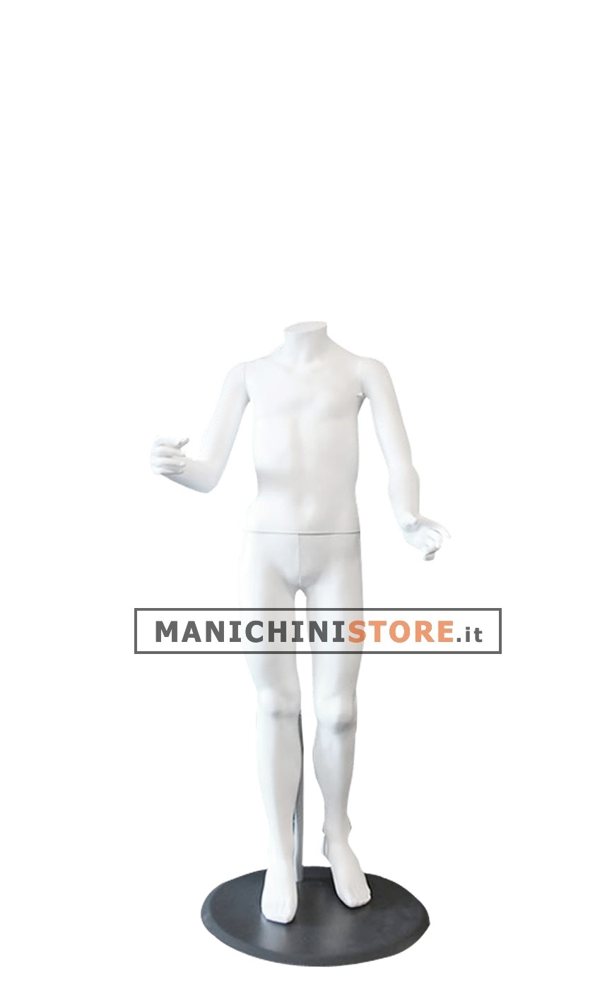 Manichino bambino 5 anni senza testa
