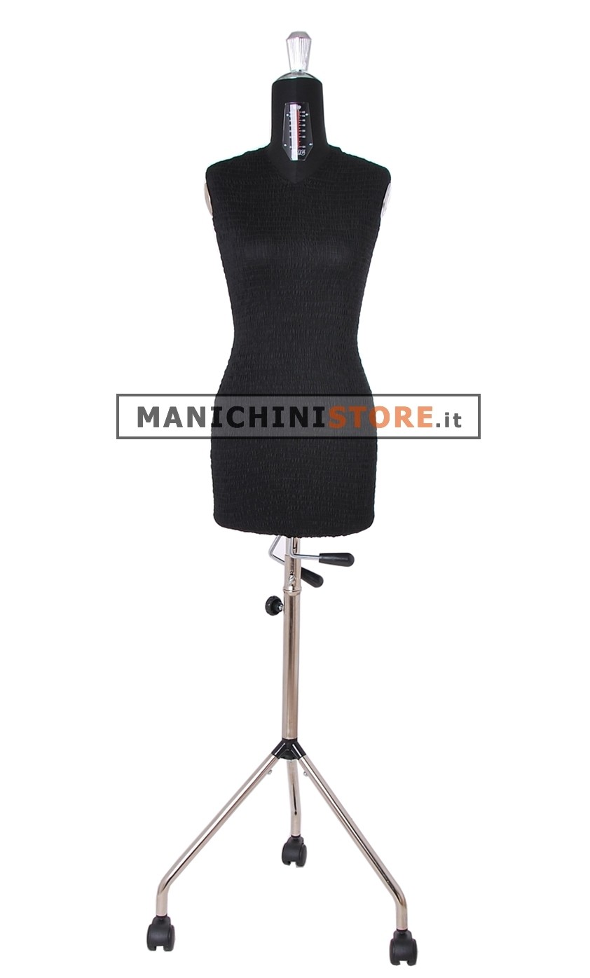 Busto donna sartoriale a taglia variabile 42-54 - base con ruote