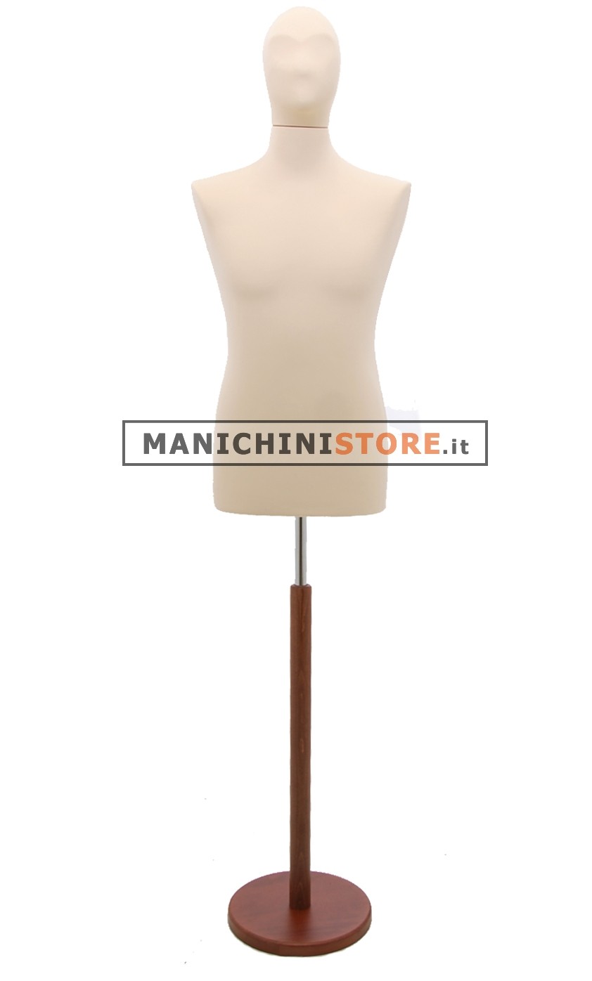 Busto uomo TG.48 con Testa - Avorio