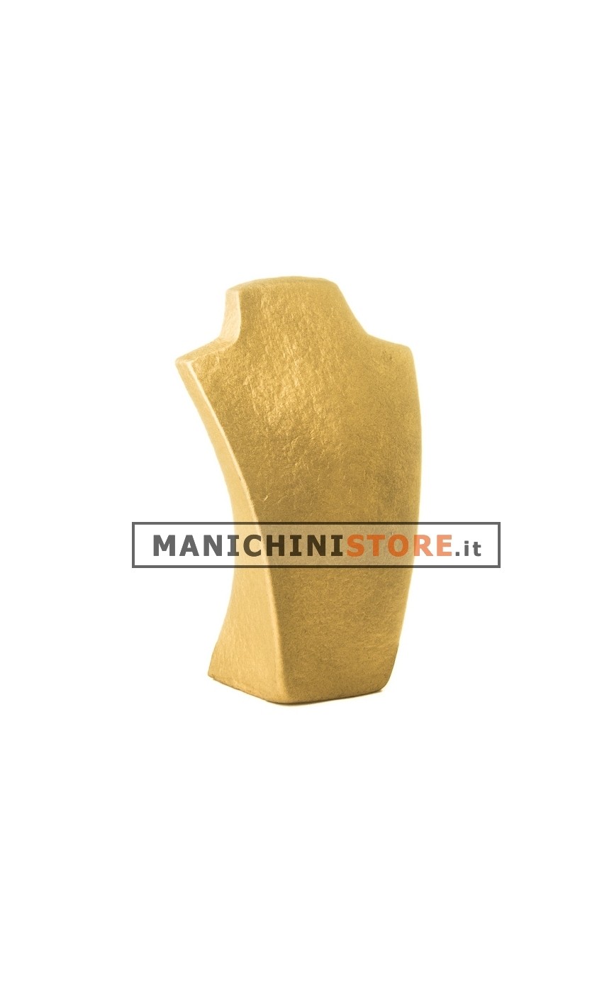 Busto display gioielli a V piccolo oro
