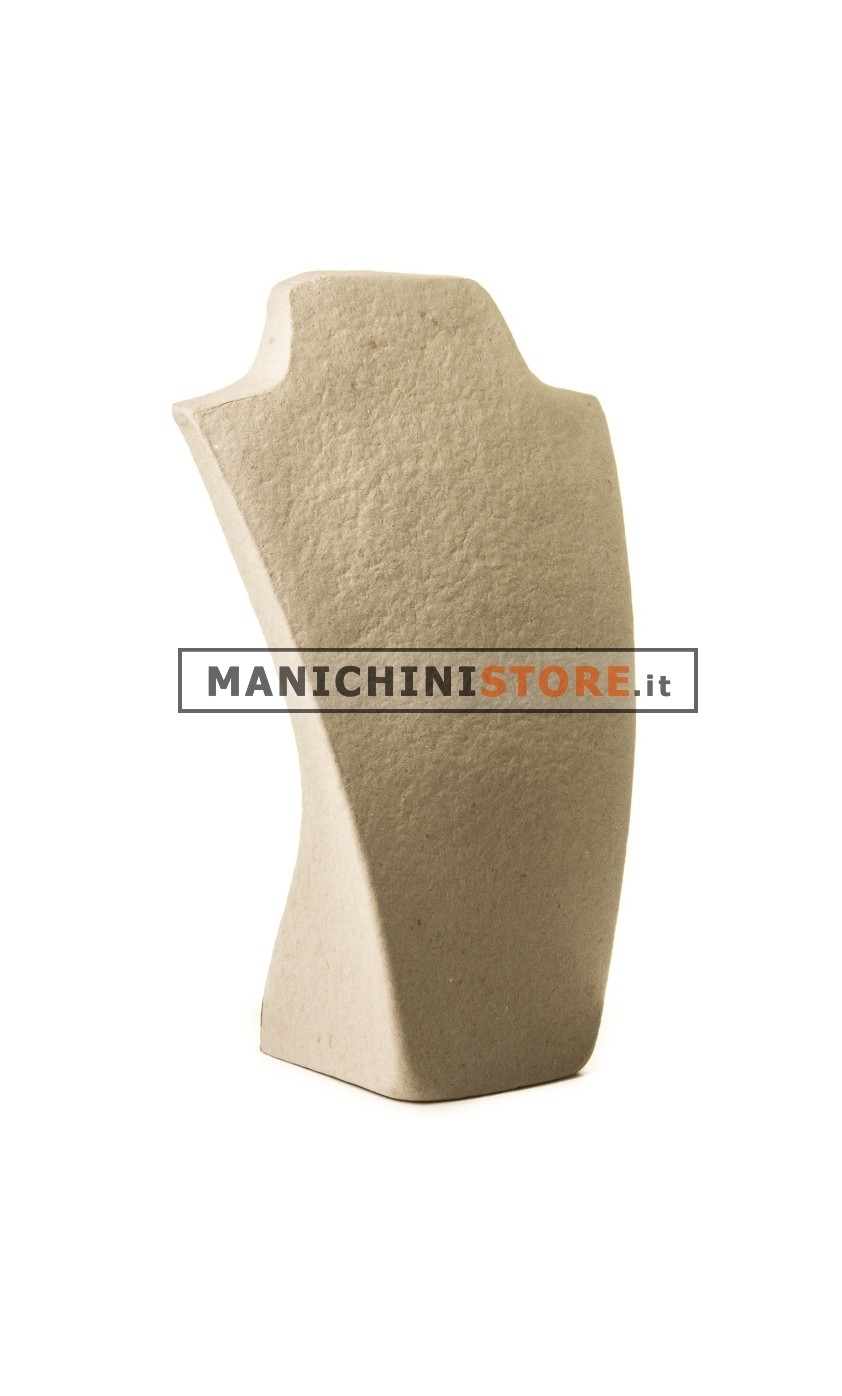 Busto display gioielli a V grande naturale