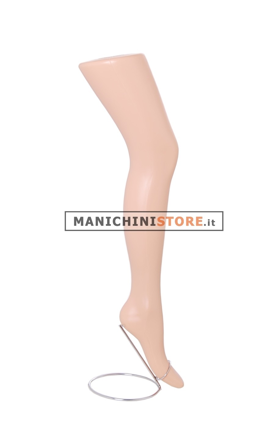 Gamba donna precolorata  - espositore calze