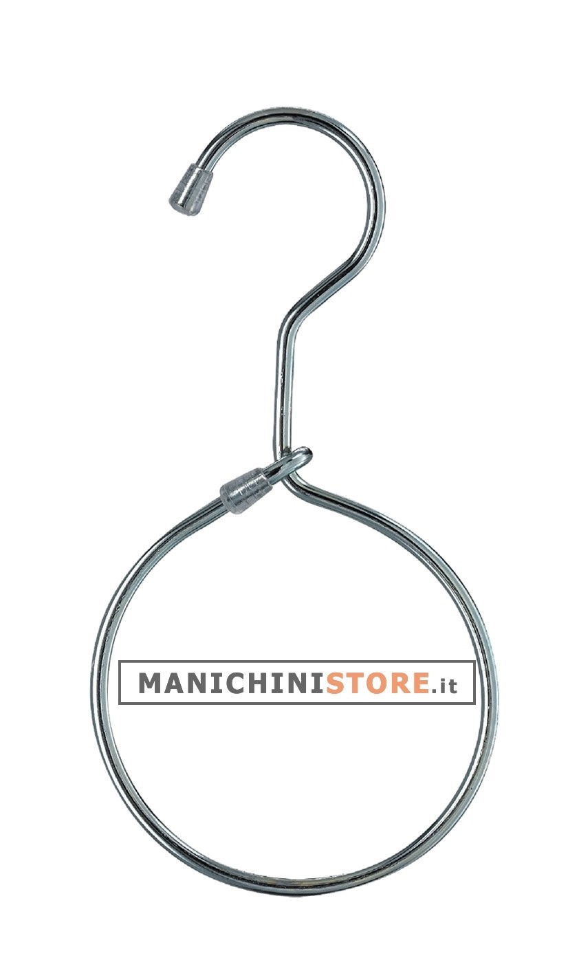 Gancio con anello zincato