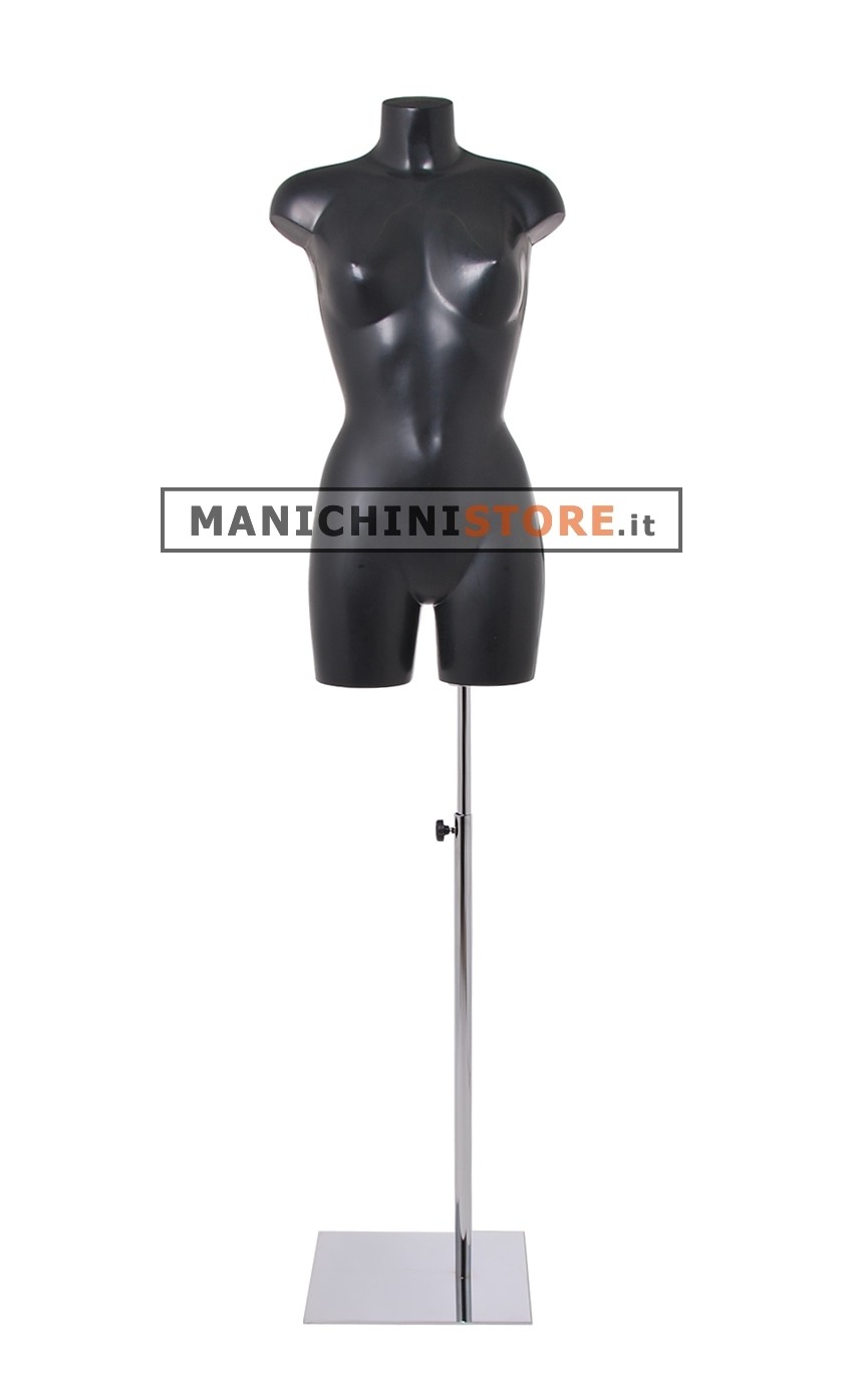 Busto manichino donna in plastica