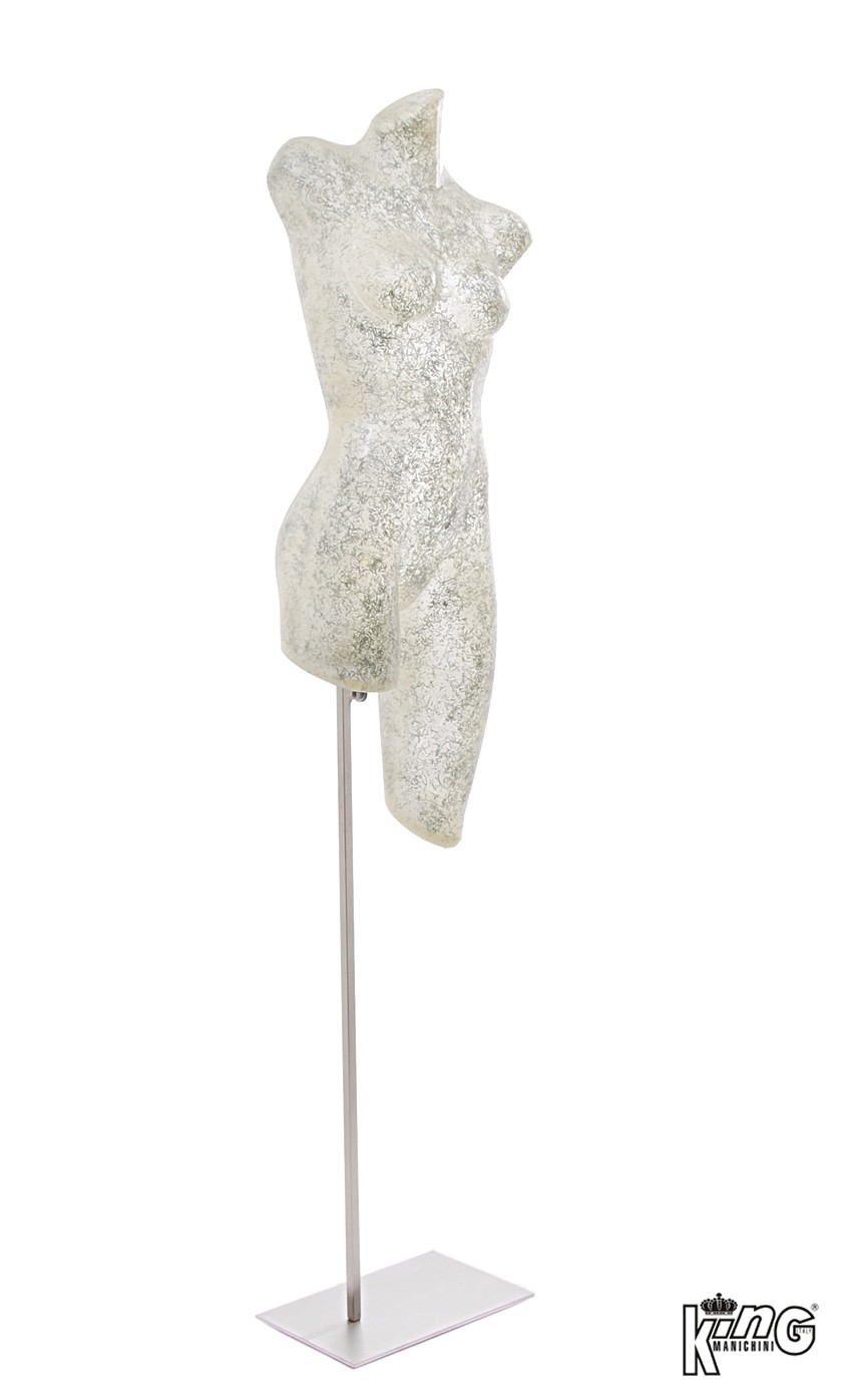Busto donna Lipstick essenziale Resina Silver Elements