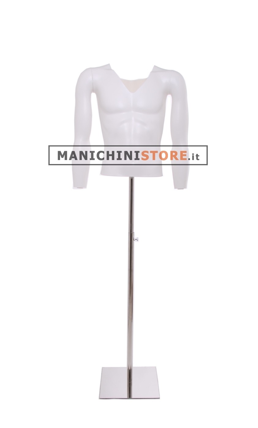 Busto manichino uomo per foto e-commerce