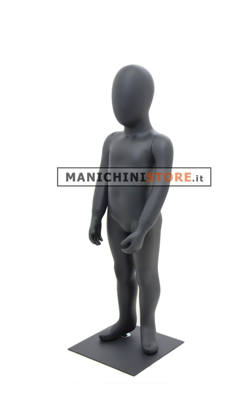 Manichino bambino 2-3 anni antracite