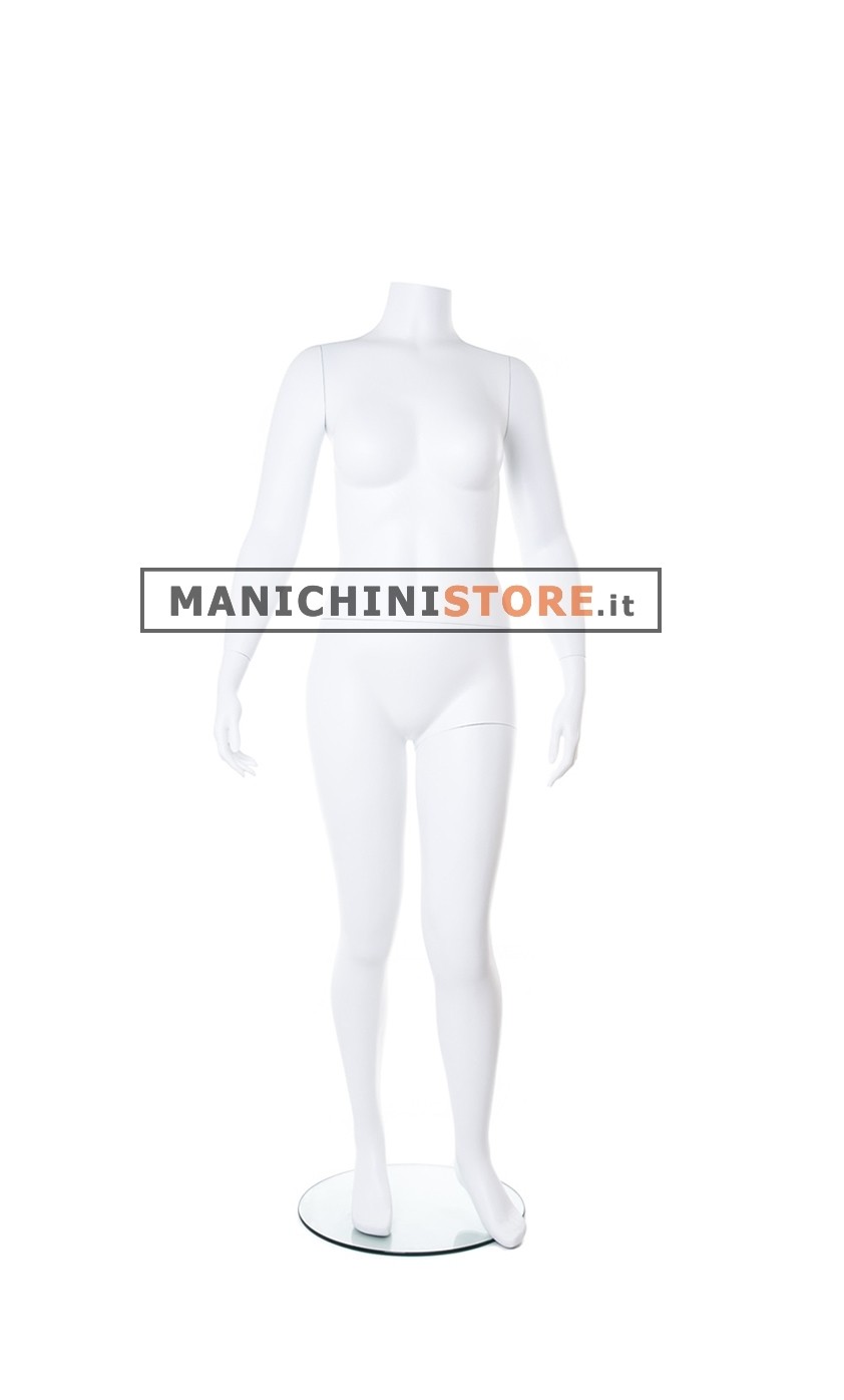 Manichino donna taglia comoda silhouette