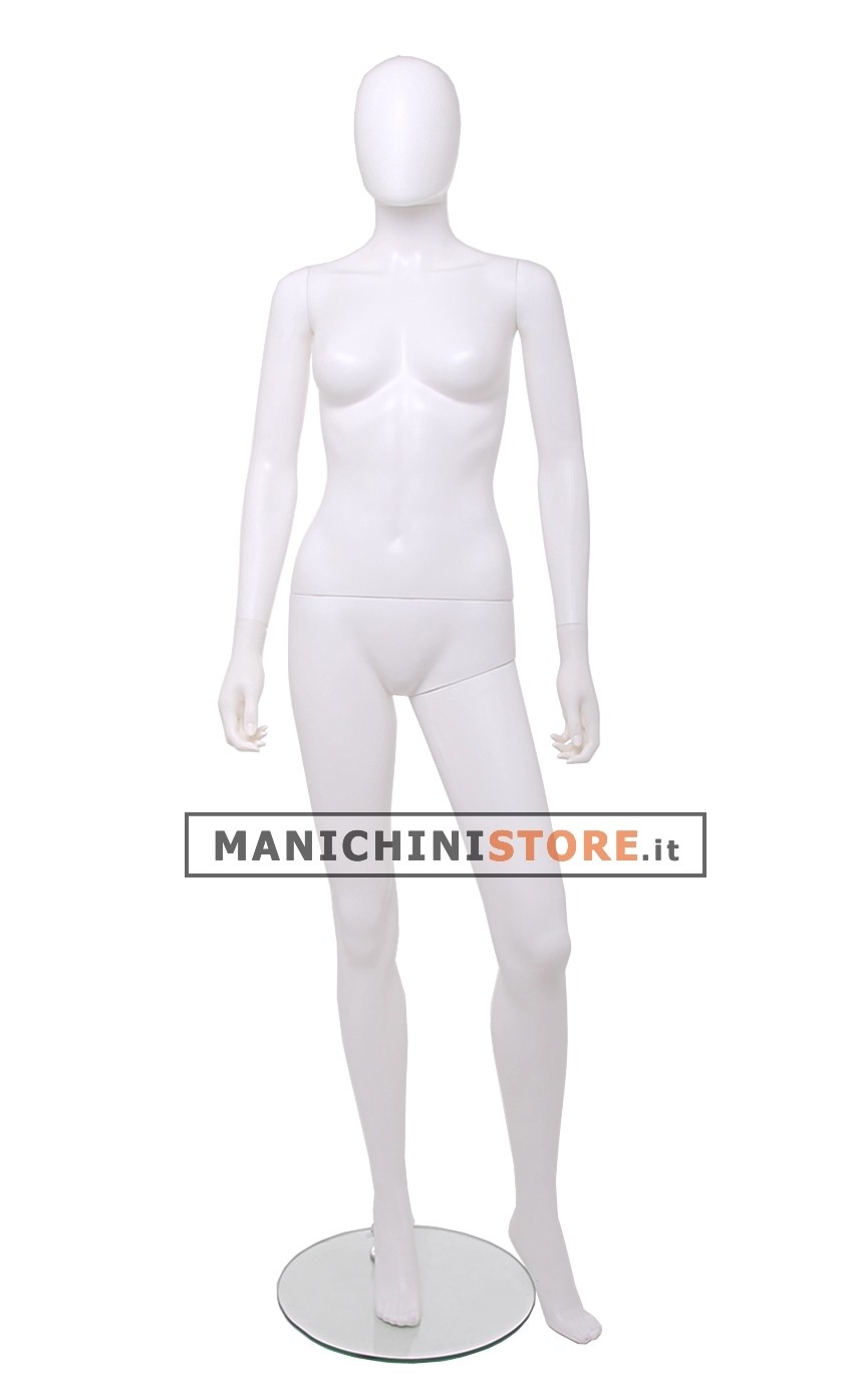 Manichino donna testa uovo ECOPLASTIC 26