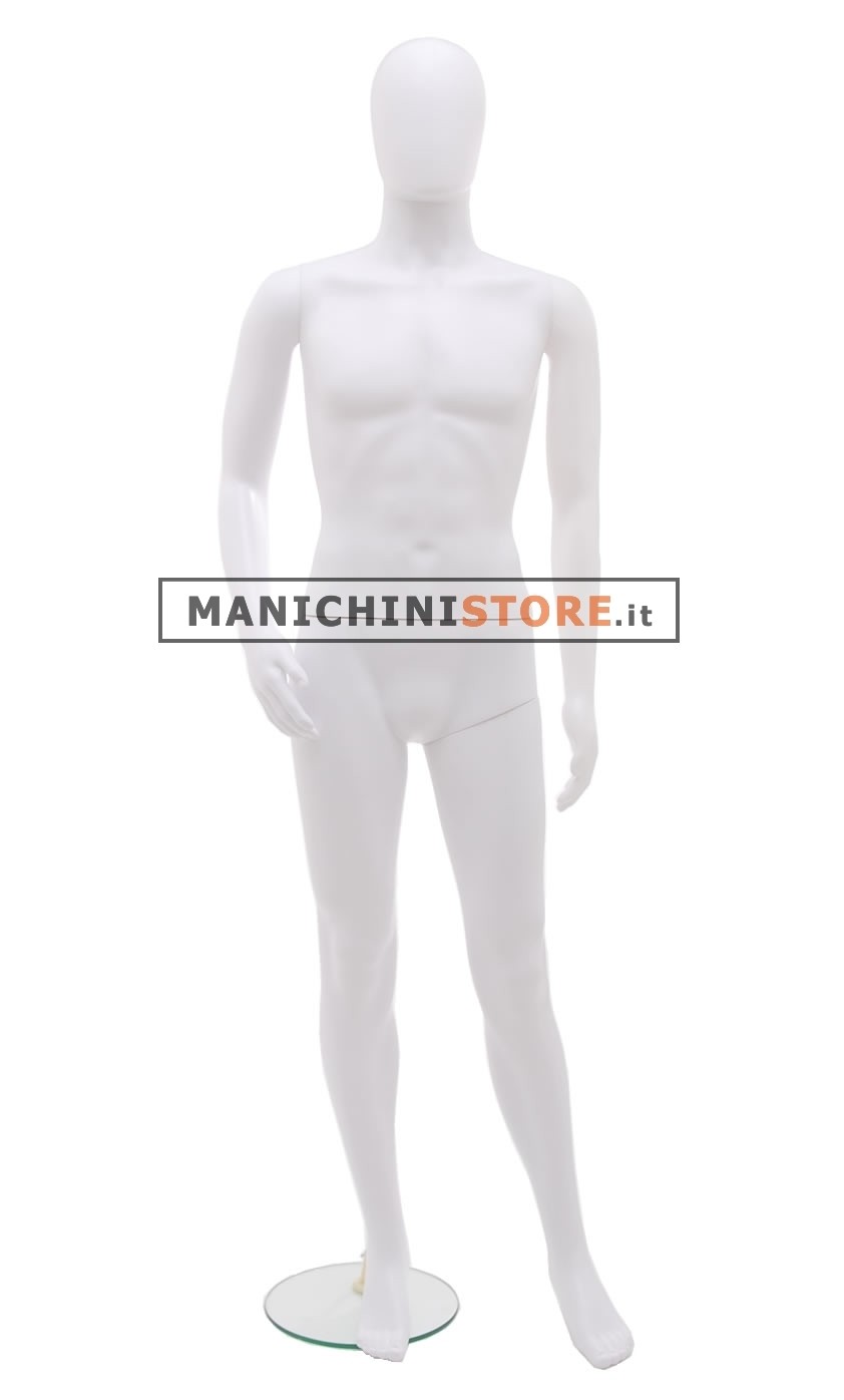 Manichino uomo White Ecoplastic 1