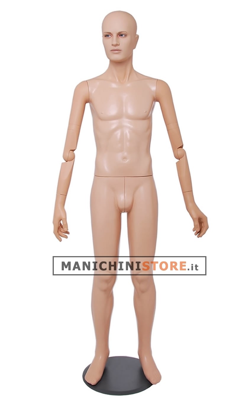 Manichino uomo realistiche braccia snodate