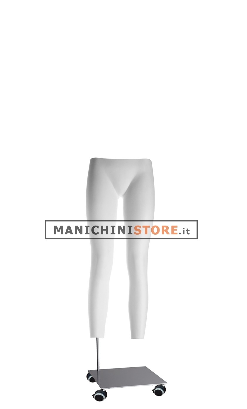 Gambe donna per foto e-commerce base con ruote