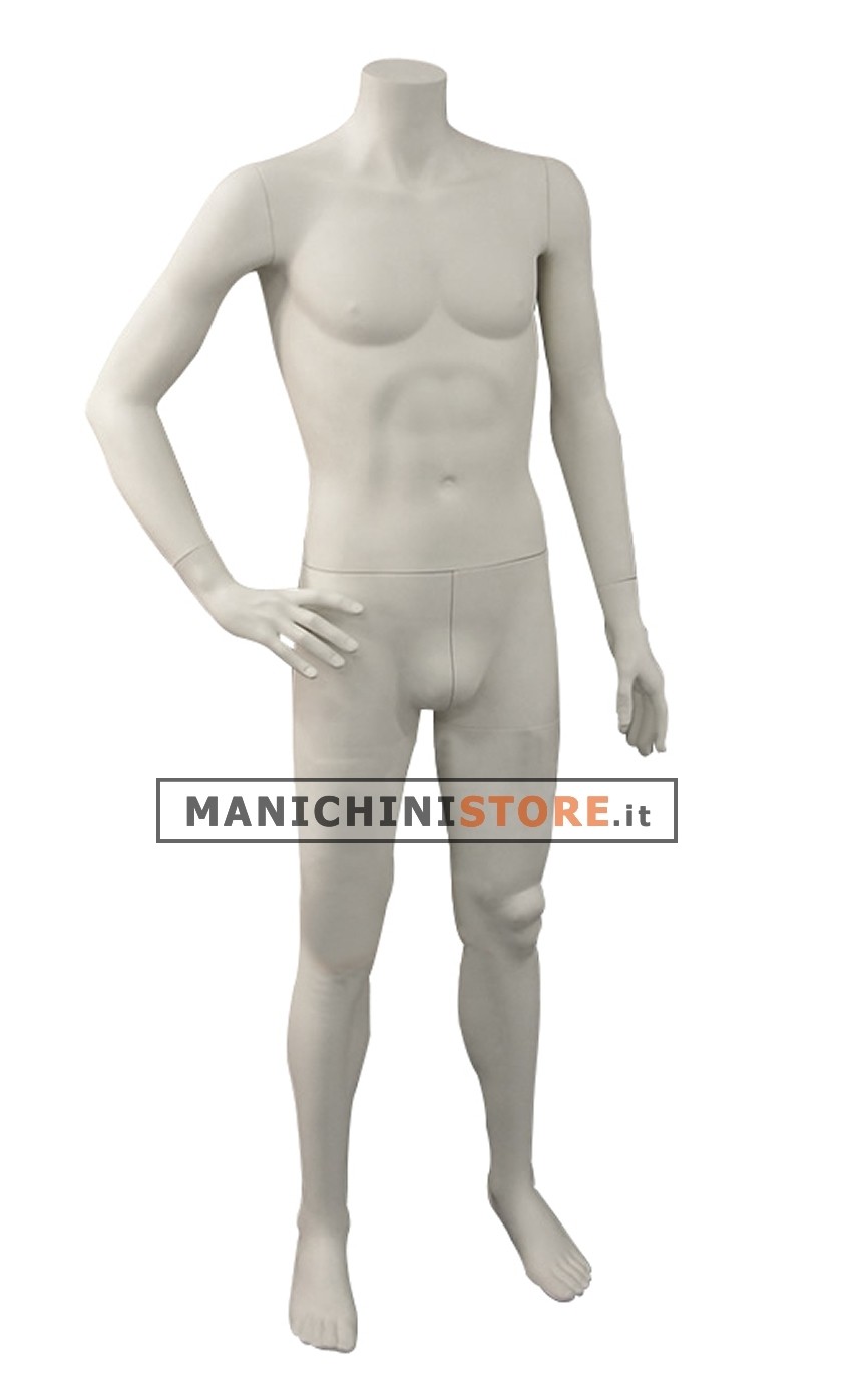 Manichino uomo senza testa precolorato - TG 50