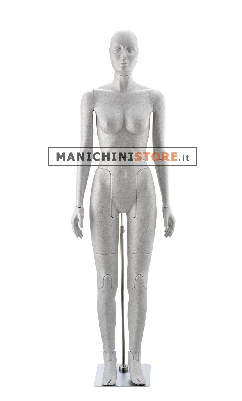 Manichino donna super-snodato 02S - BASE NERA
