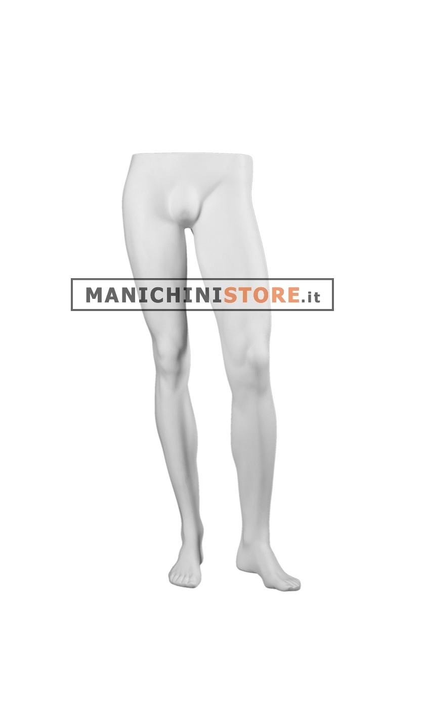 Gambe uomo con base in metallo verniciato