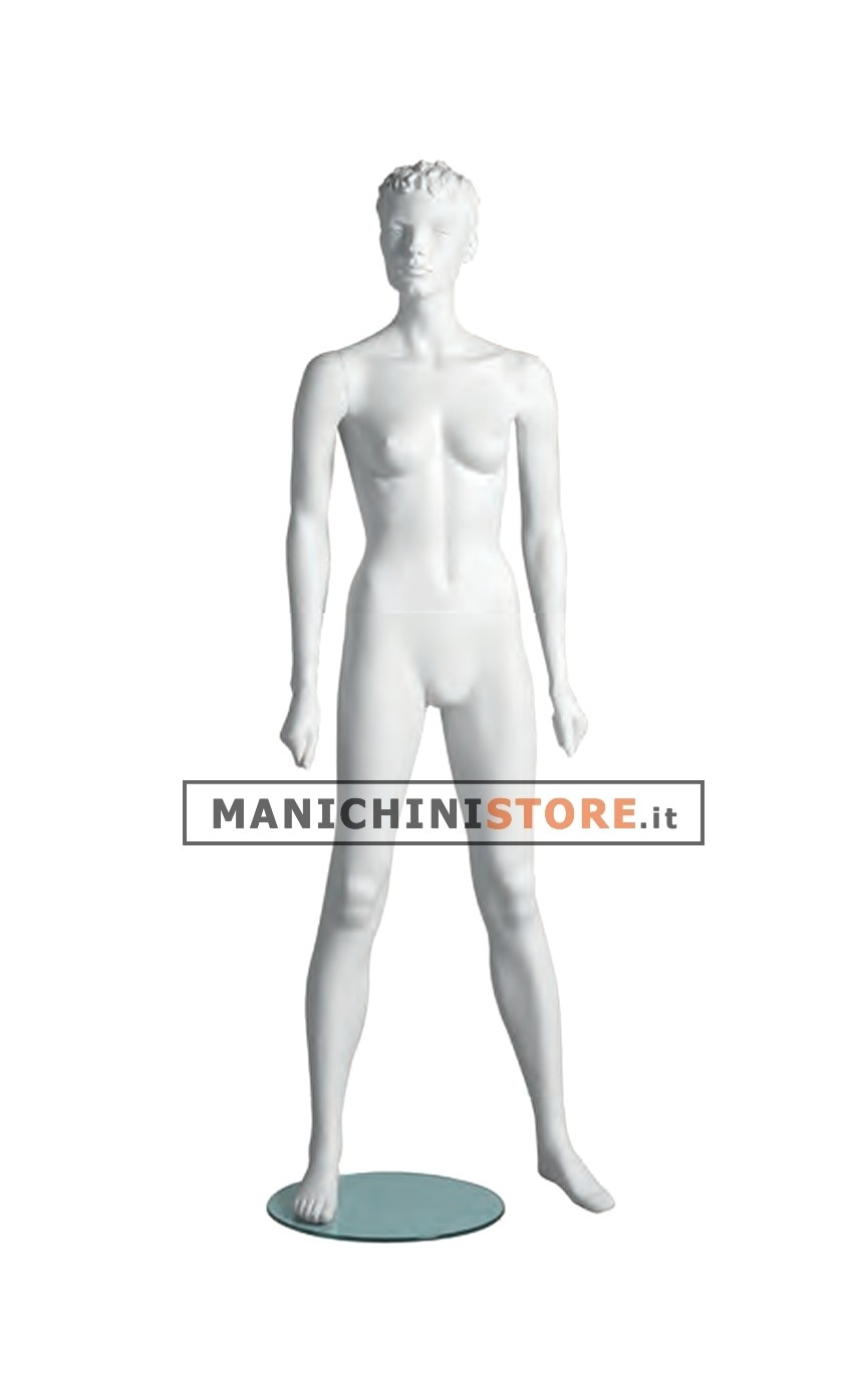 Manichino sportivo donna dalla testa scolpita - fitness A