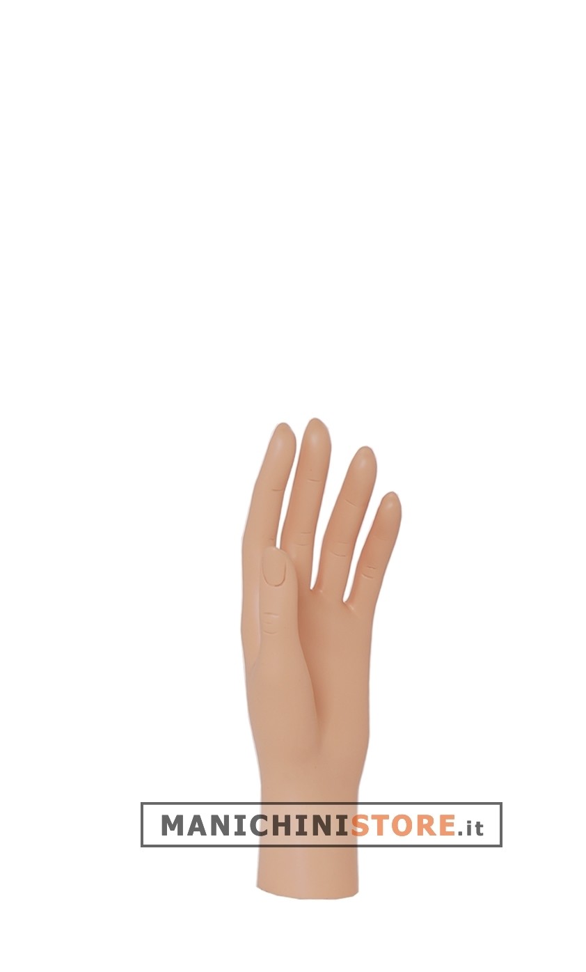 Mano donna per guanti