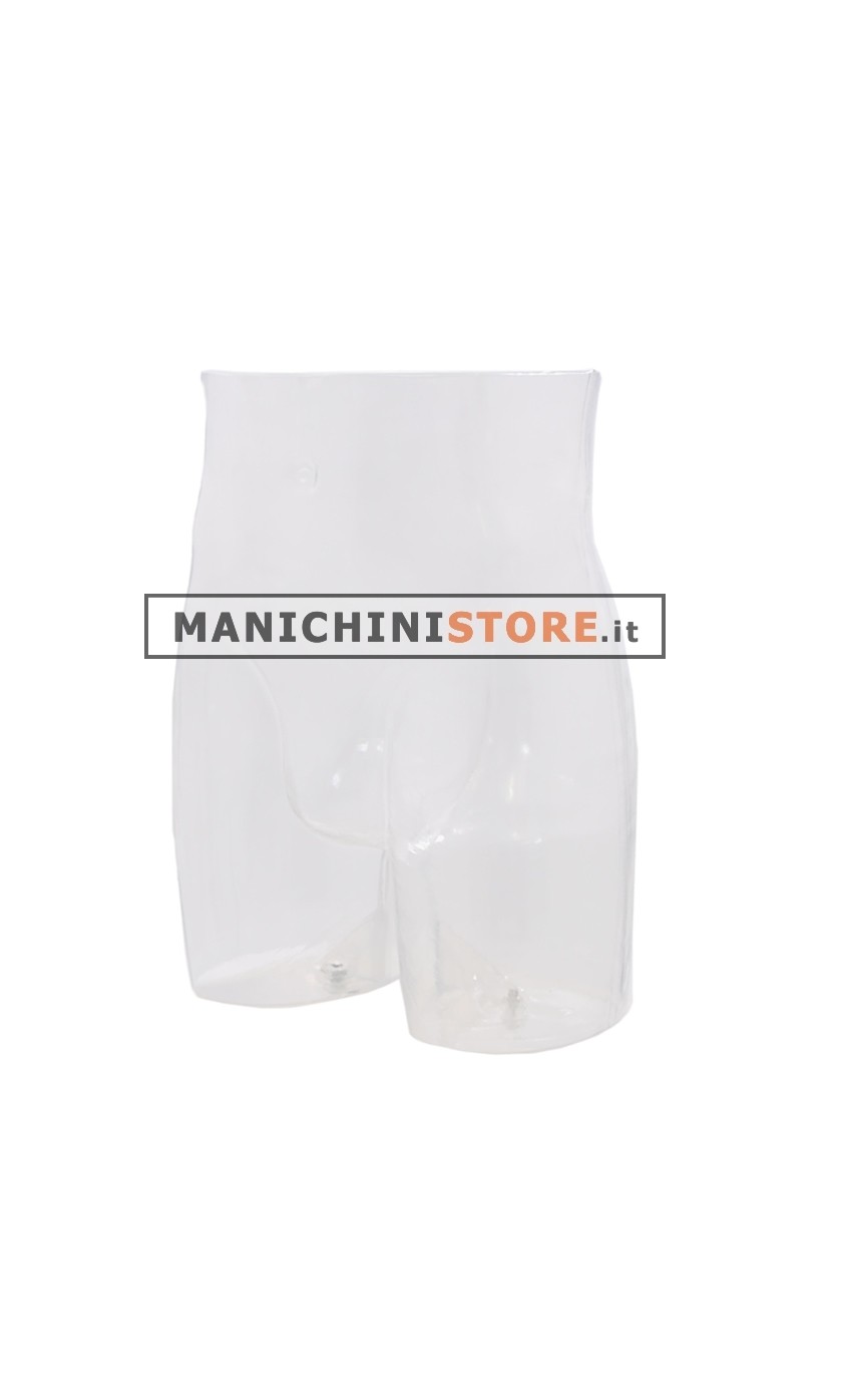 Porta slip uomo in plastica trasparente