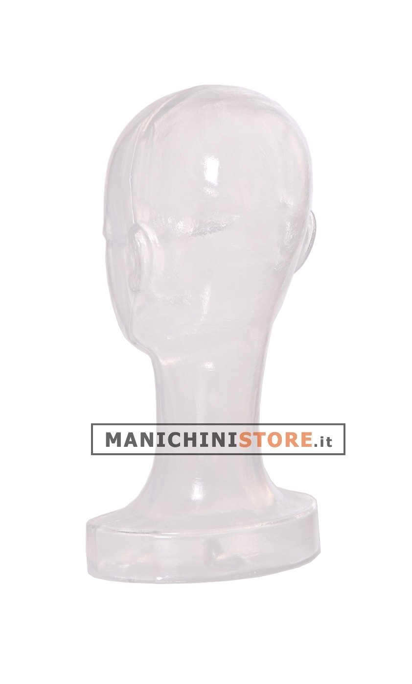 Testa donna porta accessori trasparente