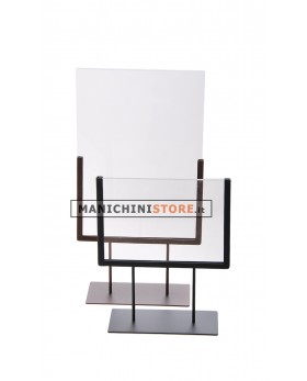 Porta prezzi A4 basso verniciato bronzo