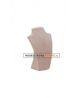 Busto display gioielli a V piccolo argilla