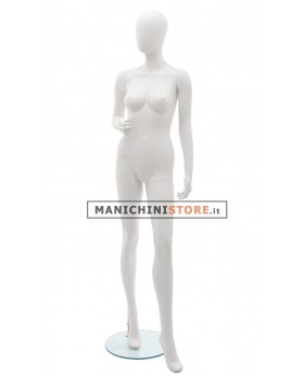 Manichino donna testa uovo - Vogue 13 BIANCO