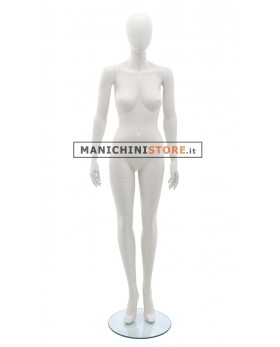 Manichino donna testa uovo - Vogue 3R Bianco